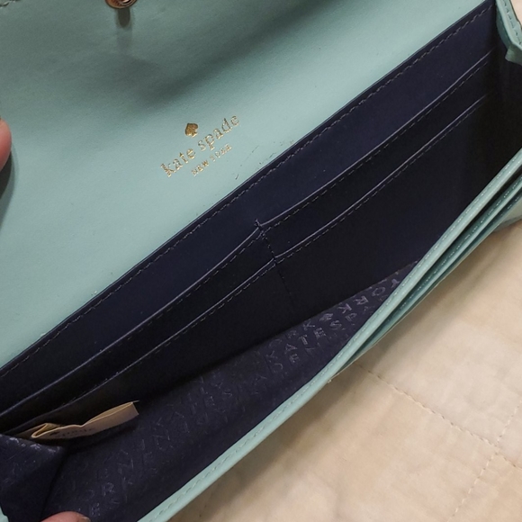 Kate Spate aqua wallet - Picture 3 of 4